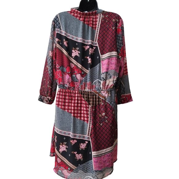 DR2 Daniel Rainn Dress Women Sz XL Multicolor Boho C271 Everyday Office Workwear - Picture 2 of 7